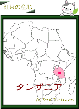 地図タンザニア